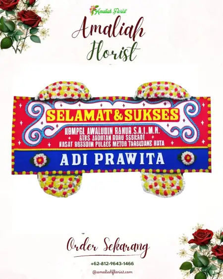 Papan Bunga Ucapan Selamat Sido Mulyo